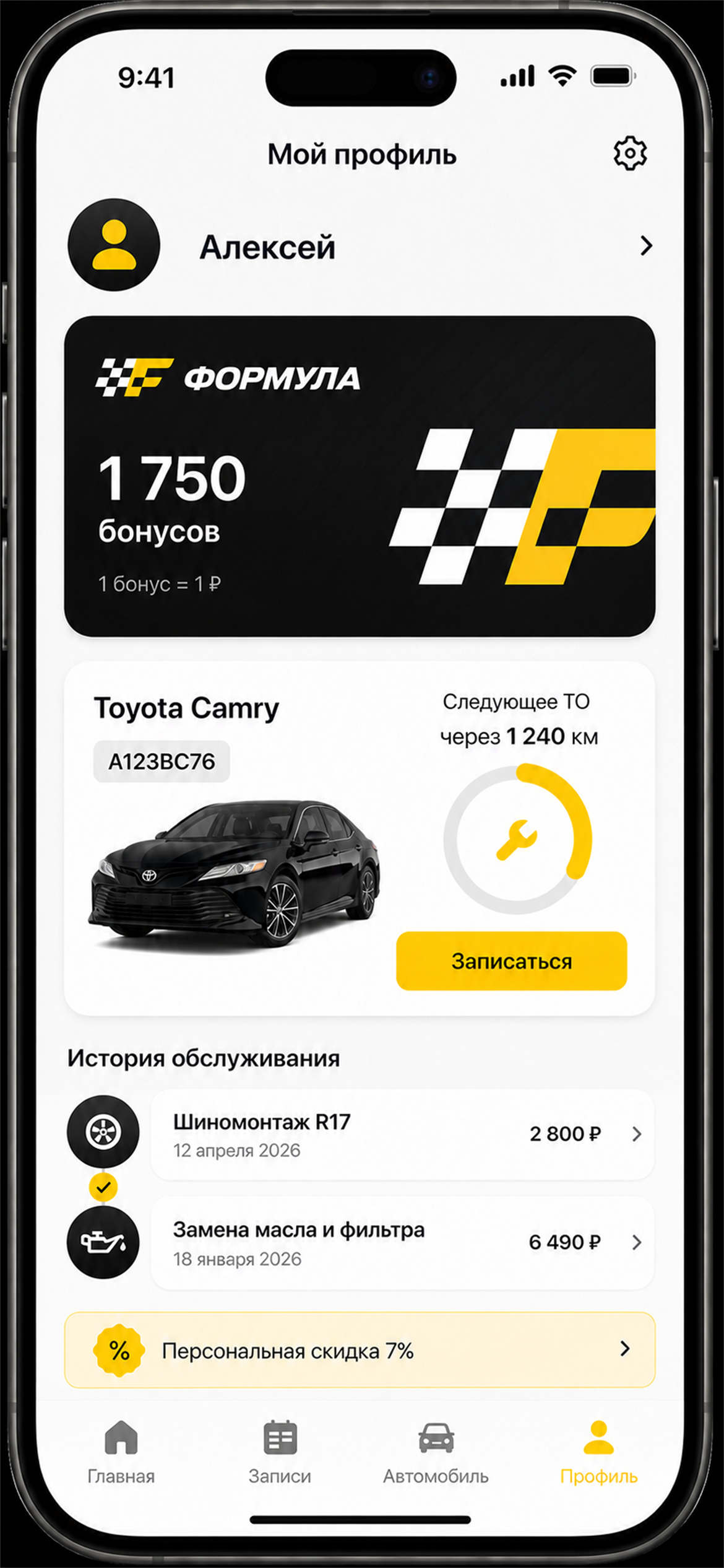 Концепция программы лояльности автосервиса