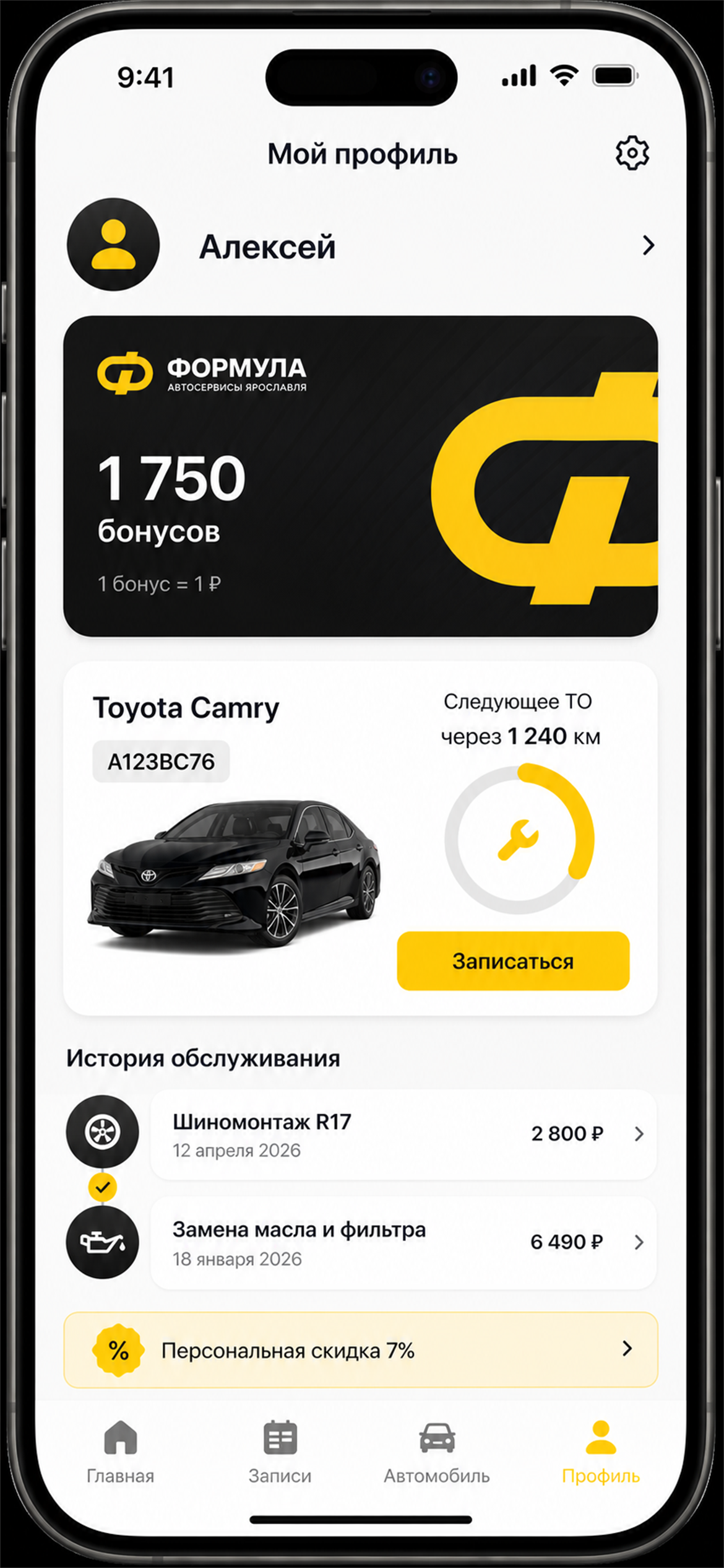 Концепция программы лояльности автосервиса